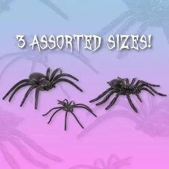 Blue Panda 102-Pack Assorted Plastic Spiders - The Ultimate Scary Halloween Party Decoration, Goodie Bag Favors, Trick Or Treat Prank Toys, Black, 3 Sizes 11 Blue Panda 102-Pack Assorted Plastic Spiders - The Ultimate Scary Halloween Party Decoration, Goodie Bag Favors, Trick Or Treat Prank Toys, Black, 3 Sizes