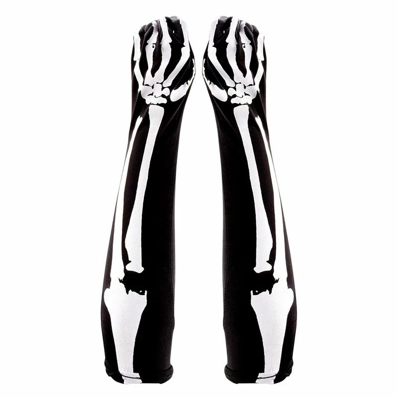 Blue Panda Halloween Skeleton Stocking And Long Arm Gloves - Costume Cosplay Accessory For Women, Teens 6 Blue Panda Halloween Skeleton Stocking And Long Arm Gloves - Costume Cosplay Accessory For Women, Teens
