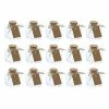 Blue Panda Special Occasions Clear Glass Bottles With Cork Lids- 15-Pack Of Mini Transparent Squared Jars With Stoppers For Vintage Wedding Decoration, DIY, Home, Party Favors, 1.7-Ounce