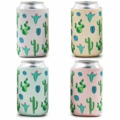 Blue Panda 12-Pack Cactus Desert Beer Can Cooler Sleeve Covers Special Occasions