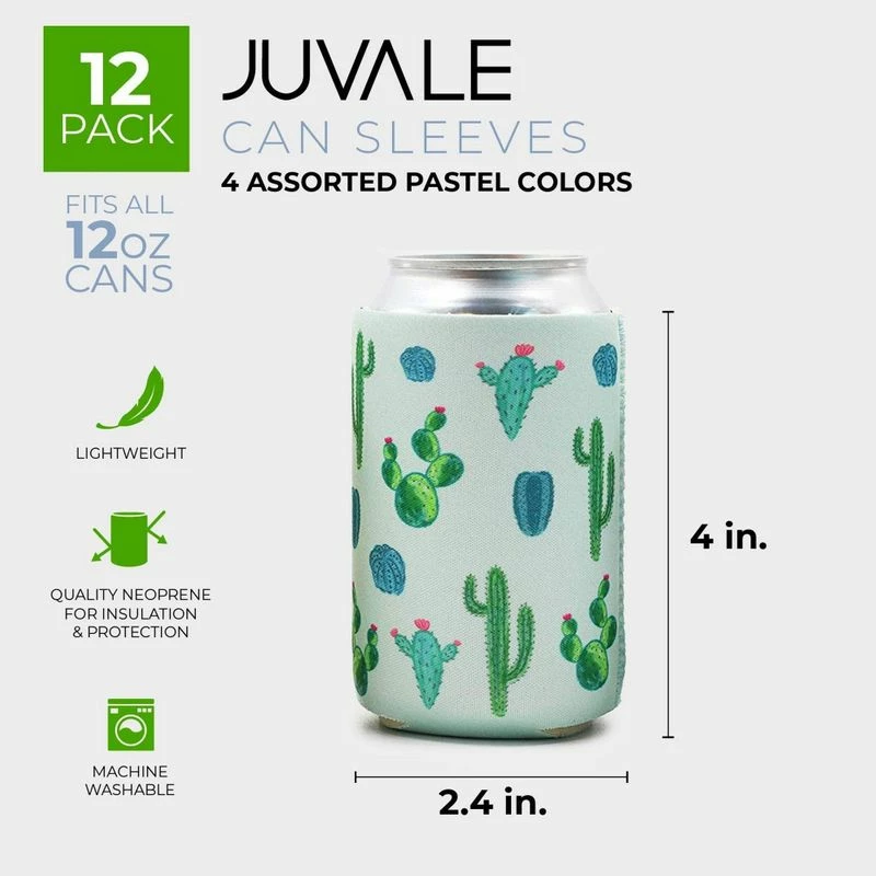 Blue Panda 12-Pack Cactus Desert Beer Can Cooler Sleeve Covers Special Occasions 4 Blue Panda 12-Pack Cactus Desert Beer Can Cooler Sleeve Covers Special Occasions