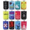 Blue Panda Beach And Luau Beach Themed Insulated Neoprene Beer & Soda Sleeve Covers, Fits 12 Oz Cans (12 Pack) 1 Blue Panda Beach And Luau Beach Themed Insulated Neoprene Beer & Soda Sleeve Covers, Fits 12 Oz Cans (12 Pack)