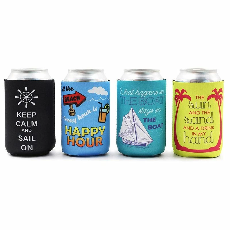 Blue Panda Beach And Luau Beach Themed Insulated Neoprene Beer & Soda Sleeve Covers, Fits 12 Oz Cans (12 Pack) 5 Blue Panda Beach And Luau Beach Themed Insulated Neoprene Beer & Soda Sleeve Covers, Fits 12 Oz Cans (12 Pack)