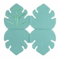 Blue Panda Green Leaf Shape Paper Napkins For Hawaiian Luau Party (6.4 X 6.2 In, 50 Pack) 14 Blue Panda Green Leaf Shape Paper Napkins For Hawaiian Luau Party (6.4 X 6.2 In, 50 Pack)