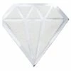 Blue Panda Silver Foil Diamond Die Cut Paper Party Napkins (6.2 X 6.2 Inches, 50 Pack) 1 Blue Panda Silver Foil Diamond Die Cut Paper Party Napkins (6.2 X 6.2 Inches, 50 Pack)