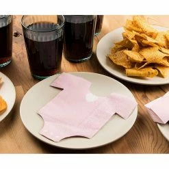 Blue Panda Special Occasions Baby Shower Pajama Theme Napkins (Pink, 50-Pack)
