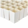 Blue Panda White Popcorn Boxes, Movie Night Decorations (3.3 X 5.5 X 3.5 In, 100-Pack)