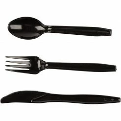 Blue Panda Spooky Halloween Party Bundle, Includes Plates, Napkins, Cups, And Cutlery (24 Guests,144 Pieces)