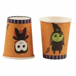 Blue Panda Mummy, Witch And Vampire Party Bundle, Includes Plates, Napkins, Cups, And Cutlery (24 Guests,144 Pieces) Special Occasions