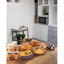 Blue Panda Halloween Party Supplies Paper Plates, Witch, Vampire, Mummy (9 In, 80 Count)