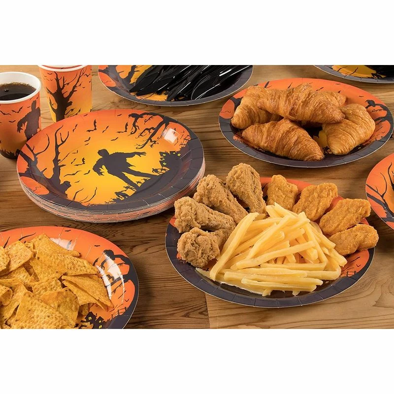 Blue Panda Halloween Party Supplies Zombie Paper Plates (9 In, 80 Pack) 5 Blue Panda Halloween Party Supplies Zombie Paper Plates (9 In, 80 Pack)
