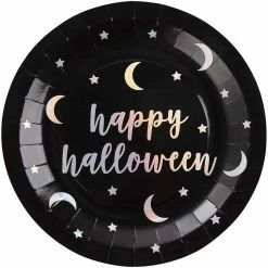 Blue Panda Happy Halloween Party Bundle, Includes Plates, Napkins, And Cups (24 Guests)