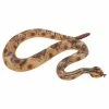 Blue Panda Realistic Fake Rattlesnake Toy, Rubber Snake For Halloween Prank, 47 X 1.5 X 2 Inches Decorations