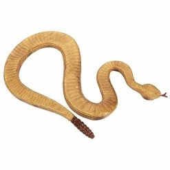 Blue Panda Realistic Fake Rattlesnake Toy, Rubber Snake For Halloween Prank, 47 X 1.5 X 2 Inches Decorations 11 Blue Panda Realistic Fake Rattlesnake Toy, Rubber Snake For Halloween Prank, 47 X 1.5 X 2 Inches Decorations