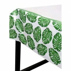 Blue Panda Tropical Leaf Tablecloths For Hawaiian Luau, Safari Birthday Party Baby Shower (3 Pack, 54 X 108 In) 11 Blue Panda Tropical Leaf Tablecloths For Hawaiian Luau, Safari Birthday Party Baby Shower (3 Pack, 54 X 108 In)