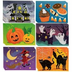 Blue Panda Halloween Jigsaw Puzzles, 28 Pieces (5.5 X 8 In, 36-Pack)