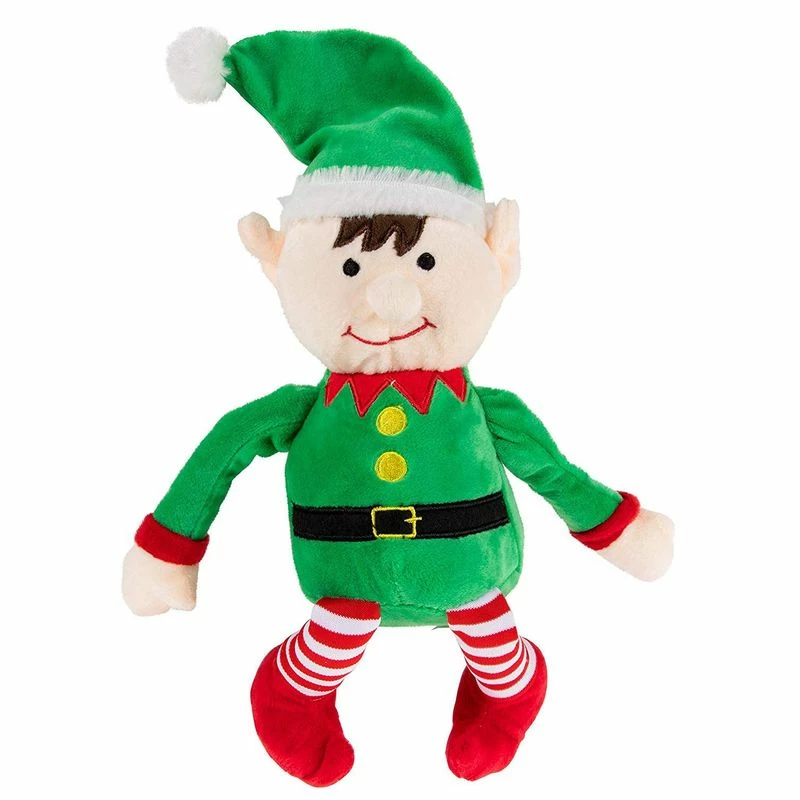Blue Panda Christmas Elf Plush Toy - Mas The Elf, Little Santa Helper Kids Soft Stuffed Toy, Fun For Girls And Boys, Festive Decoration, Red And Green, 8.7 X 6.5 Inches 4 Blue Panda Christmas Elf Plush Toy - Mas The Elf, Little Santa Helper Kids Soft Stuffed Toy, Fun For Girls And Boys, Festive Decoration, Red And Green, 8.7 X 6.5 Inches
