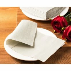 Blue Panda Cocktail Napkins - 200-Pack Disposable Paper Napkins, 2-Ply, Solid Silver, 5 X 5 Inches Folded 11 Blue Panda Cocktail Napkins - 200-Pack Disposable Paper Napkins, 2-Ply, Solid Silver, 5 X 5 Inches Folded