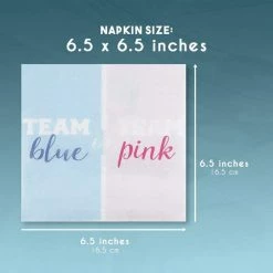 Blue Panda Gender Reveal Party Supplies, Luncheon Napkins (6.5 X 6.5 In, 150 Pack) 13 Blue Panda Gender Reveal Party Supplies, Luncheon Napkins (6.5 X 6.5 In, 150 Pack)