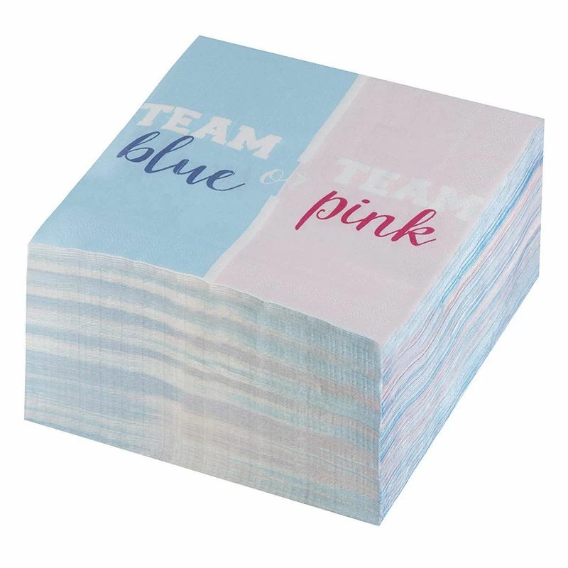 Blue Panda Gender Reveal Party Supplies, Luncheon Napkins (6.5 X 6.5 In, 150 Pack) 9 Blue Panda Gender Reveal Party Supplies, Luncheon Napkins (6.5 X 6.5 In, 150 Pack)