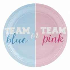 Blue Panda Disposable Plates - 80-Count Paper Plates Gender Reveal Party Supplies For Appetizer Lunch Dinner And Dessert Team Blue Or Team Pink 9 X 9 Inches 14 Blue Panda Disposable Plates - 80-Count Paper Plates Gender Reveal Party Supplies For Appetizer Lunch Dinner And Dessert Team Blue Or Team Pink 9 X 9 Inches