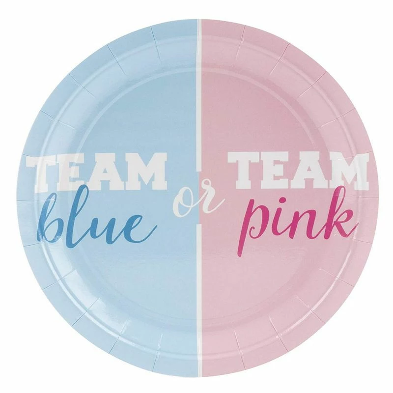 Blue Panda Disposable Plates - 80-Count Paper Plates Gender Reveal Party Supplies For Appetizer Lunch Dinner And Dessert Team Blue Or Team Pink 9 X 9 Inches 8 Blue Panda Disposable Plates - 80-Count Paper Plates Gender Reveal Party Supplies For Appetizer Lunch Dinner And Dessert Team Blue Or Team Pink 9 X 9 Inches