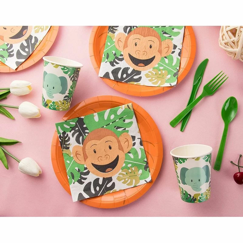 Blue Panda Special Occasions Animal Party Supplies - Serves 24 - Includes Plates, Knives, Spoons, Forks, Cups And Napkins. Perfect Party Pack For Kids Themed Birhtday Parties And Baby Showers, Zoo Animal Pattern 8 Blue Panda Special Occasions Animal Party Supplies - Serves 24 - Includes Plates, Knives, Spoons, Forks, Cups And Napkins. Perfect Party Pack For Kids Themed Birhtday Parties And Baby Showers, Zoo Animal Pattern