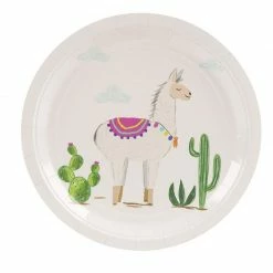 Blue Panda Llama Party Bundle, Includes Plates, Napkins, Cups, And Cutlery (24 Guests,144 Pieces) Special Occasions