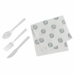 Blue Panda Elephant Baby Shower Party Bundle, Plates, Napkins, Cups & Cutlery (24 Guests,144 Pieces) 12 Blue Panda Elephant Baby Shower Party Bundle, Plates, Napkins, Cups & Cutlery (24 Guests,144 Pieces)