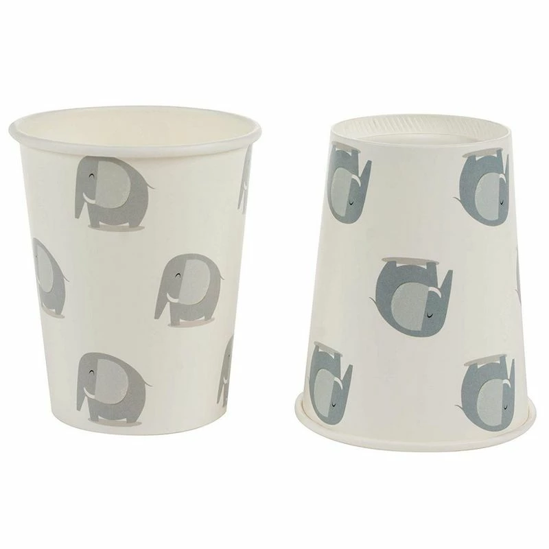 Blue Panda Elephant Baby Shower Party Bundle, Plates, Napkins, Cups & Cutlery (24 Guests,144 Pieces) 8 Blue Panda Elephant Baby Shower Party Bundle, Plates, Napkins, Cups & Cutlery (24 Guests,144 Pieces)