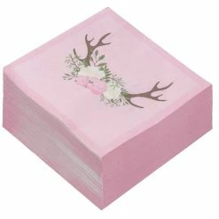 Blue Panda Baby Shower Party Supplies, Pink Paper Napkins (6.5 X 6.5 In, 150 Pack) 15 Blue Panda Baby Shower Party Supplies, Pink Paper Napkins (6.5 X 6.5 In, 150 Pack)