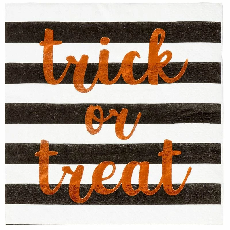 Blue Panda Special Occasions Trick Or Treat Party Supplies, Halloween Paper Napkins (5 X 5 In, 50 Pack) 3 Blue Panda Special Occasions Trick Or Treat Party Supplies, Halloween Paper Napkins (5 X 5 In, 50 Pack)