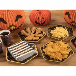 Blue Panda Special Occasions Trick Or Treat Party Supplies, Halloween Paper Napkins (5 X 5 In, 50 Pack) 11 Blue Panda Special Occasions Trick Or Treat Party Supplies, Halloween Paper Napkins (5 X 5 In, 50 Pack)