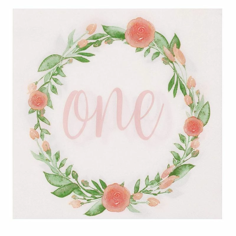 Blue Panda Paper Napkins In Floral Design For 1st Birthday Party (6.5 X 6.5 In, 150 Pk) 3 Blue Panda Paper Napkins In Floral Design For 1st Birthday Party (6.5 X 6.5 In, 150 Pk)