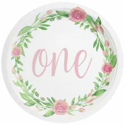 Blue Panda Paper Plates In Floral Design, 1st Birthday Party Supplies (9 In, 80 Count) Special Occasions 14 Blue Panda Paper Plates In Floral Design, 1st Birthday Party Supplies (9 In, 80 Count) Special Occasions