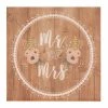 Blue Panda Mr. And Mrs. Paper Napkins For Weddings, (6.5 X 6.5 In, 150 Pack)