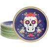 Blue Panda Day Of The Dead Party Supplies Dia De Los Muertos Skull Plates (9 In, 80 Pack) 2 Blue Panda Day Of The Dead Party Supplies Dia De Los Muertos Skull Plates (9 In, 80 Pack)