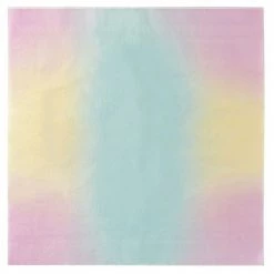 Blue Panda Paper Napkins For Rainbow Birthday Party (6.5 X 6.5 Inches, 150 Pack)