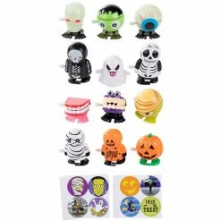 Blue Panda Halloween Party Favors, Wind Up Toys And Stickers (172 Pieces)