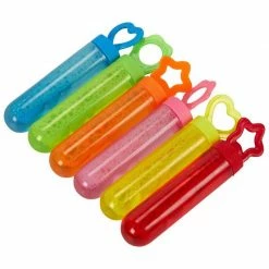 Blue Panda Birthday Bubbles - 48 Assorted Party Favors For Blowing Bubbles - Kid Bubbles For Star-Themed Parties And Celebrations 6 Colors, 35ml (1.2oz), 1 X 3 X 1 Inches