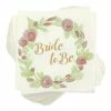 Blue Panda Bride To Be Party Supplies, Bachelorette Paper Napkins (5 X 5 In, 100 Pack)