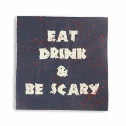 Blue Panda Halloween Party Supplies, Paper Napkins (5 X 5 In, 3 Designs, 150 Pack)