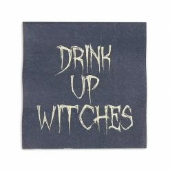 Blue Panda Halloween Party Supplies, Paper Napkins (5 X 5 In, 3 Designs, 150 Pack)