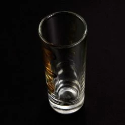 Blue Panda Party Shot Glasses - Hubby Wifey Couple Shot Glasses With Gold Foil Print For Newlyweds, Anniversary, Bridal Shower, And Engagement - Set Of 2, 2 Oz Each Cups