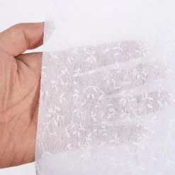 Blue Panda Wedding Aisle Runner - Essential Indoor And Outdoor Wedding Decoration, Dream Wedding Decor Supplies, Polyester Paper, White Leaf Imprint, 3 X 100 Feet Decorations