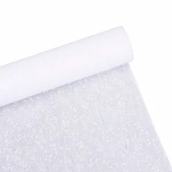 Blue Panda Wedding Aisle Runner - Essential Indoor And Outdoor Wedding Decoration, Dream Wedding Decor Supplies, Polyester Paper, White Leaf Imprint, 3 X 100 Feet Decorations