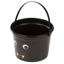 Blue Panda Halloween Buckets For Trick-or-Treating (8 X 6 Inches, 3-Pack) 12 Blue Panda Halloween Buckets For Trick-or-Treating (8 X 6 Inches, 3-Pack)