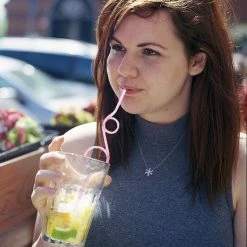 Blue Panda Crazy Straws, Party Supplies For Kid's Birthday Celebration, Classroom Event ( 100 Count)