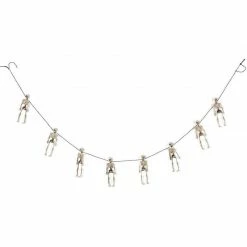 Blue Panda Halloween Skeleton Garland For Parties (6 Feet)