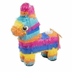 Blue Panda Donkey Pinata For Kids Birthday Party, Cinco De Mayo Decorations (12.5 X 15 X 4.7 In)